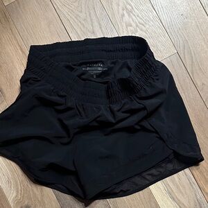 Athleta Black Women's Athletic Shorts with Elastic Waist